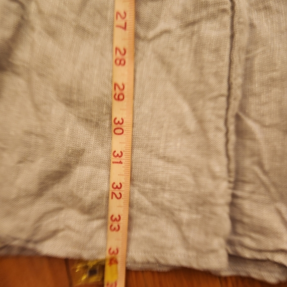 J. Jill Neutral Linen-Blend Midi Skirt in Light Taupe - Picture 6 of 11